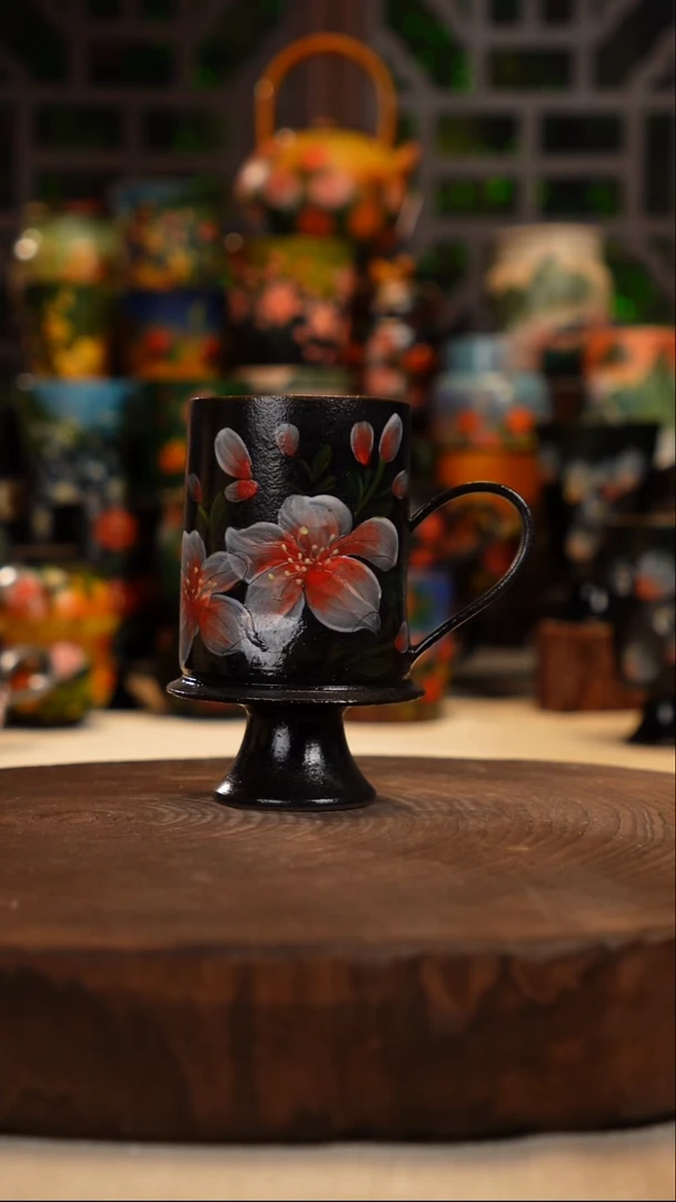 油画   釉下彩   杯子