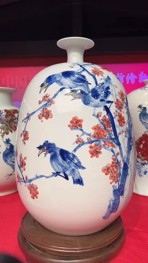 摆件崔景哲-瓷器-C大-喜上梅梢