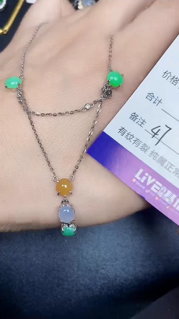 银S925镶嵌戒指翡翠4700