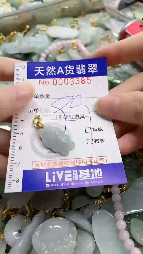 颈饰未镶嵌翡翠天然A货翡翠