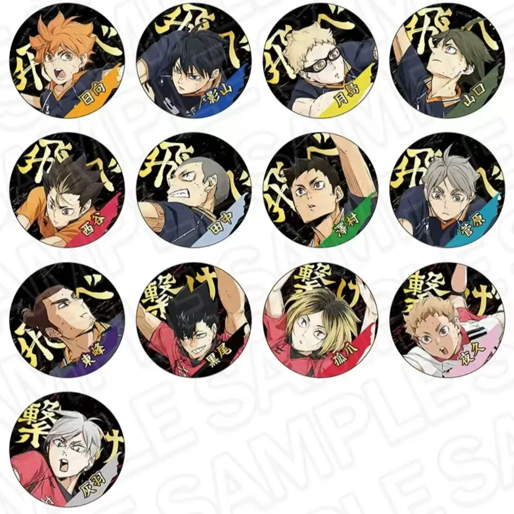 （俺妹）【排球少年】JF2025场贩排球箔金系列吧唧（盲盒代拆）