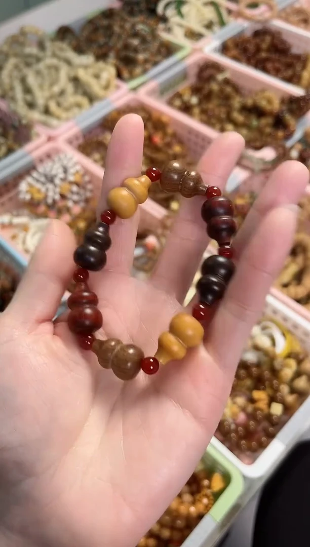 【闪购商品】非洲檀香手串/手链葫芦单圈