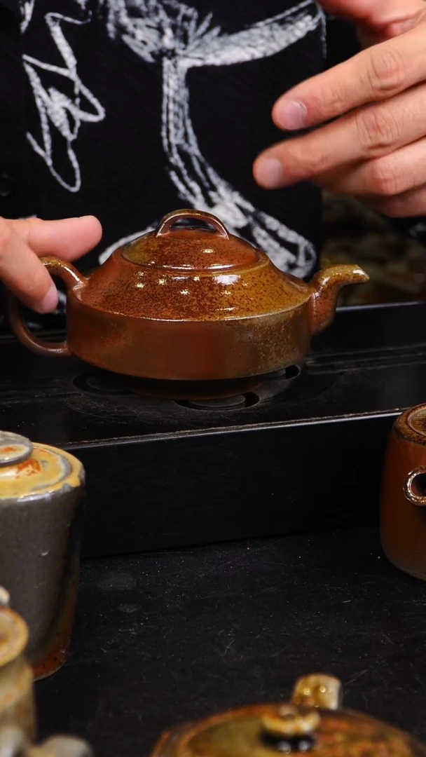 茶壶紫砂宜兴紫砂柴烧壶
