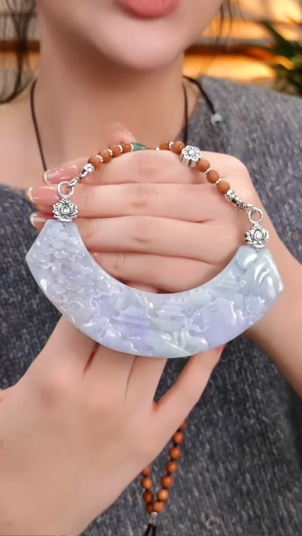 颈饰未镶嵌翡翠国风