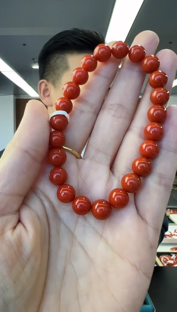 未镶嵌手链南红玛瑙A7南红手串8mm+