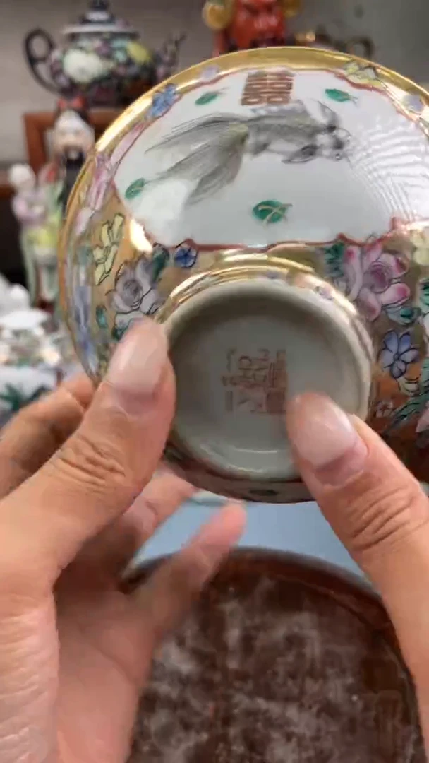 瓷片微瑕慎拍景德镇窑老厂瓷器单件