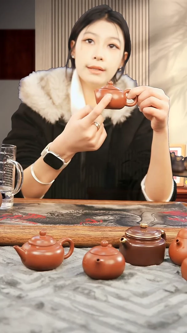 茶壶红泥朱泥兰花小西施100cc