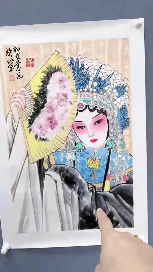 【闪购商品】绘画柳晓叶绘画3平尺戏曲人物