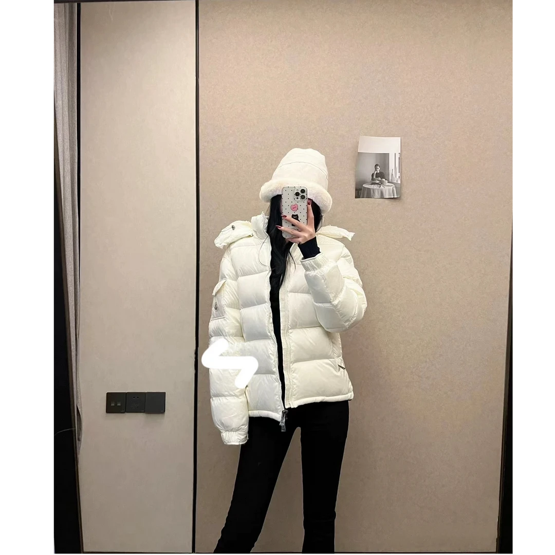 【外贸原单】【明星同款】休闲时尚连帽宽松百搭羽绒服