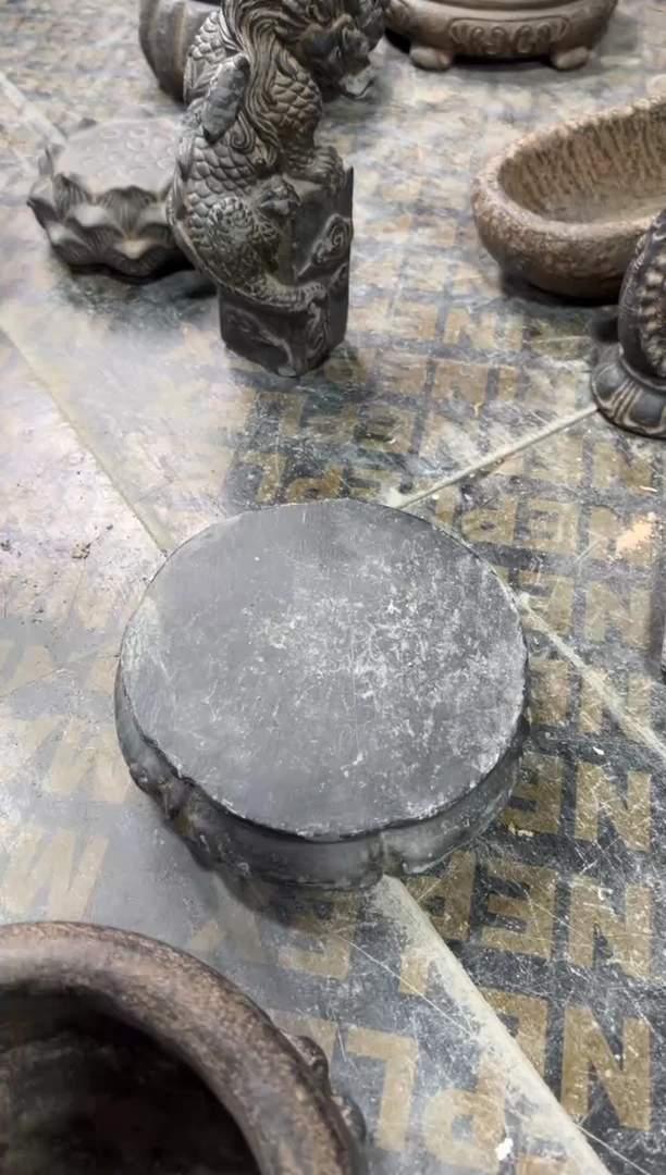 陶土【火山泥】金箍坛底座