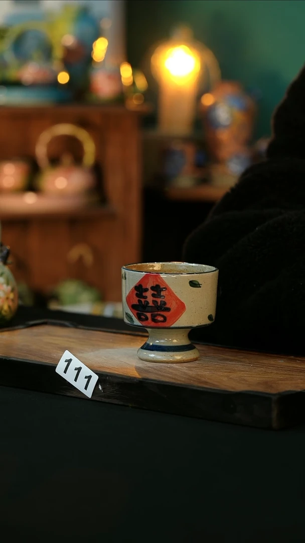 【闪购商品】杯手绘心瓷陶瓷浮力