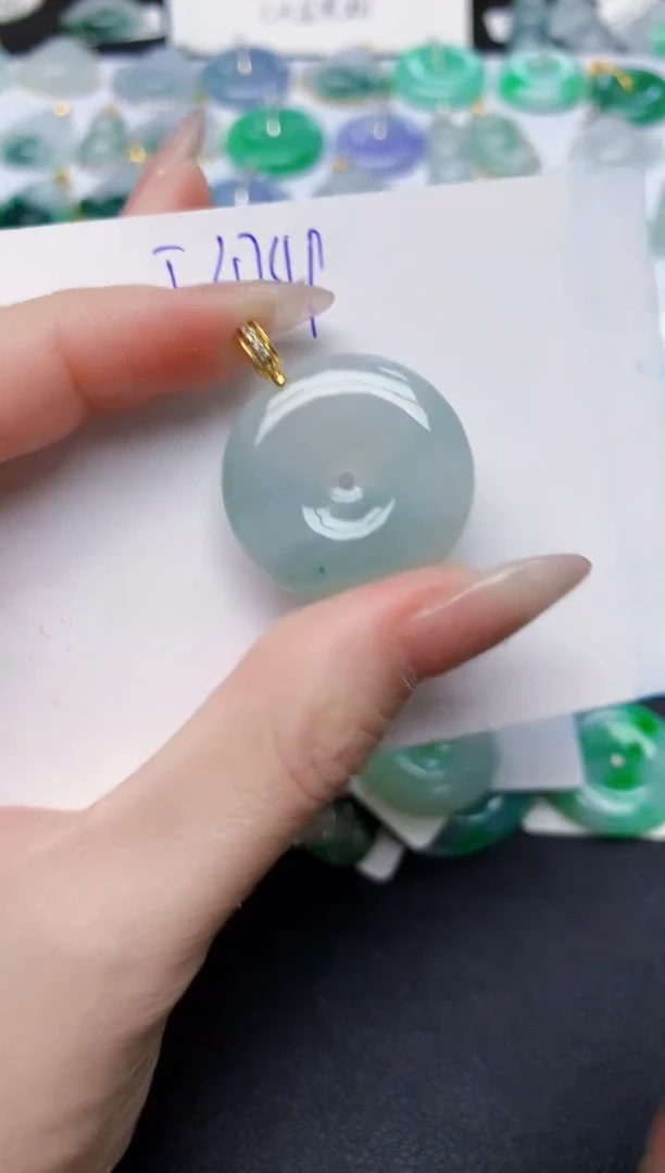 颈饰未镶嵌翡翠天然缅甸A货翡翠百元以上9元证书费自理