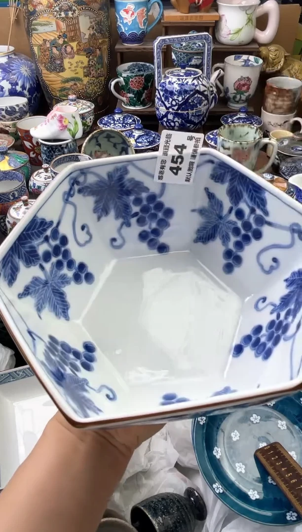 瓷片糖***子454号六六工艺品瓷器