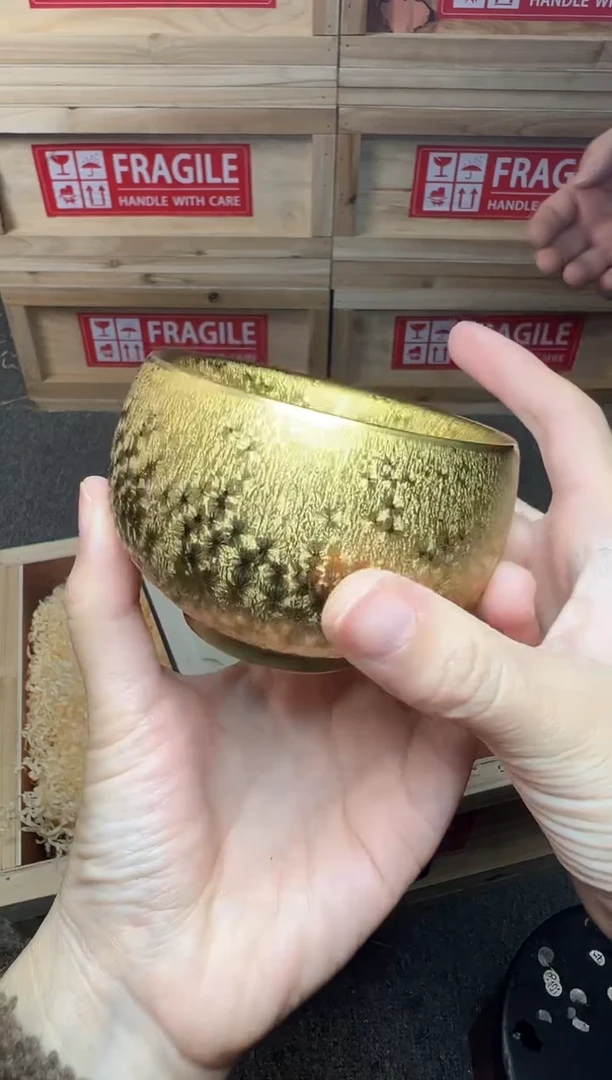 茶盏金钻 建窑建盏主人杯