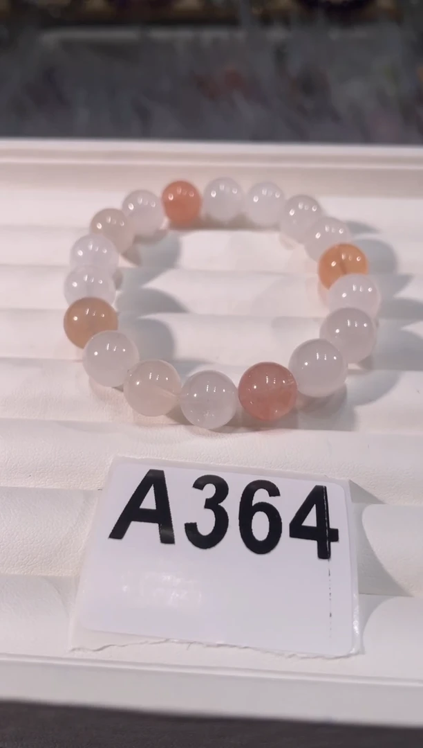 水晶手链未镶嵌A364彩兔毛11