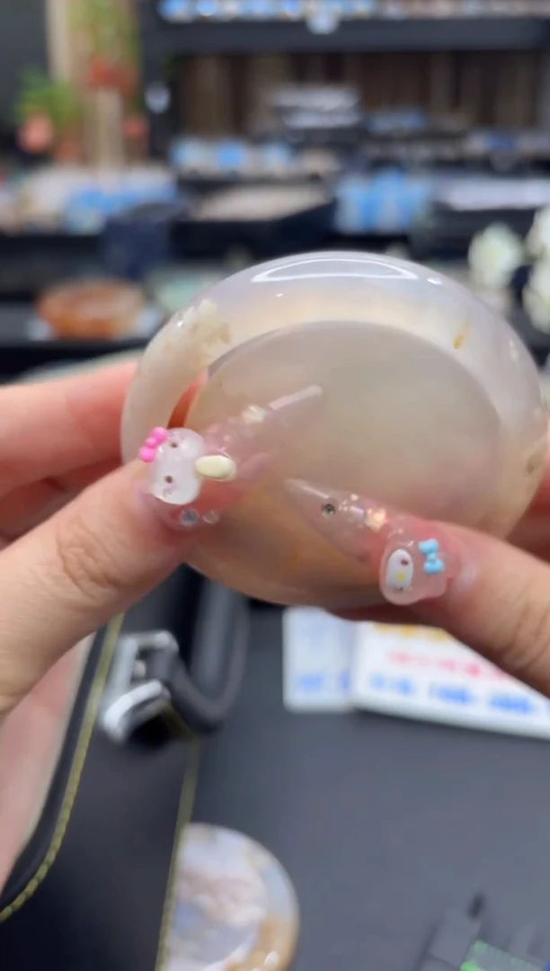 未镶嵌手镯石英质玉36(55圈赠送镯心)