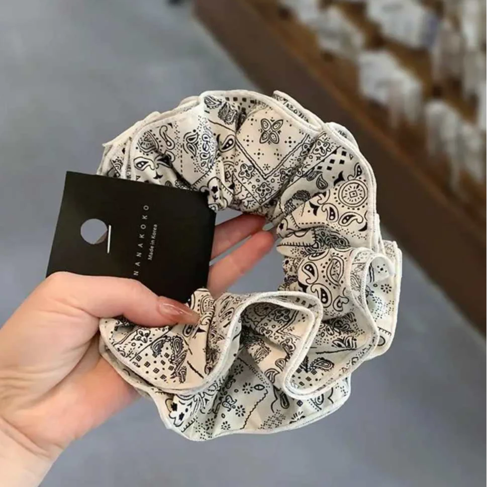 韩复古原创设计小众风格女发圈发绳法式简约秋冬韩版头饰