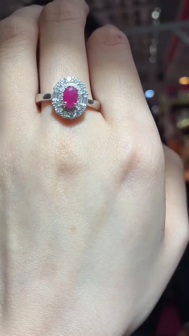 银S925镶嵌其他红宝石DDJ0025