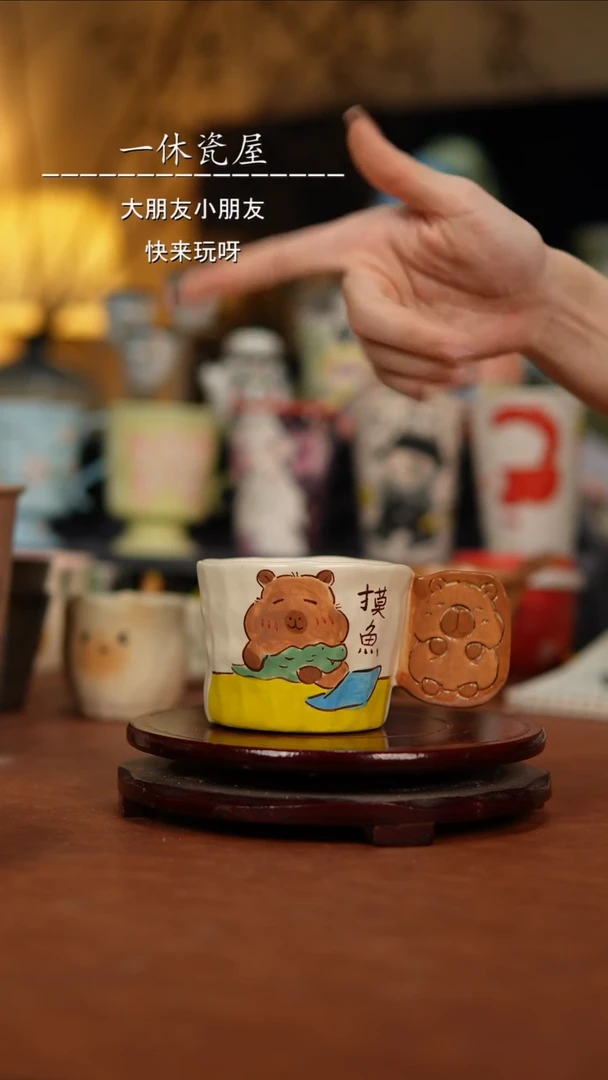摆件景德镇高温手工陶瓷