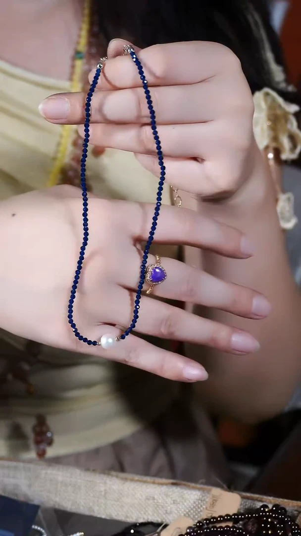 颈饰未镶嵌水晶颈链