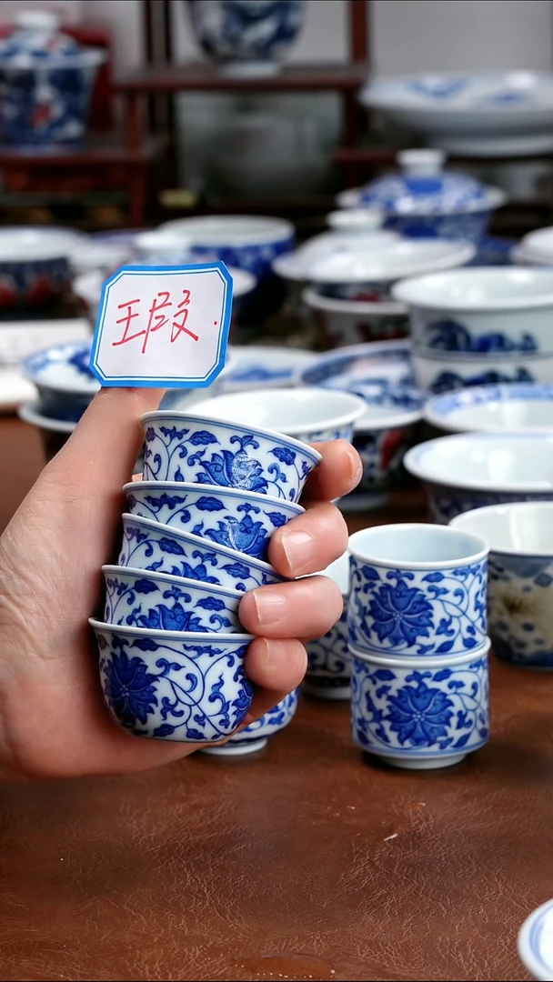 景德镇高端茶器邓*景德镇墨奈纯手工手绘高端茶器