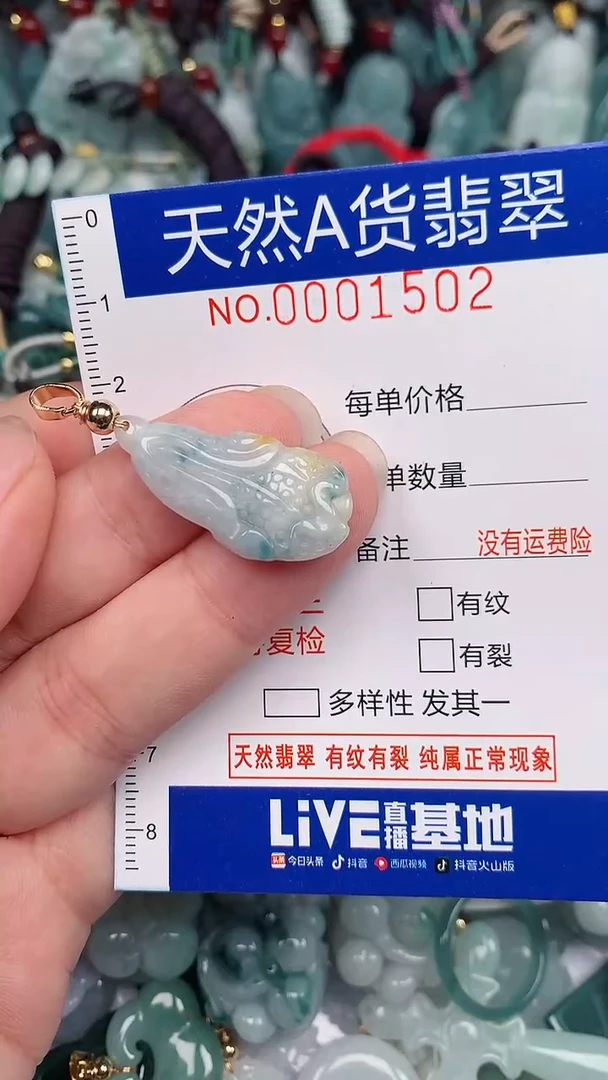 翡翠未镶嵌颈饰...0001502