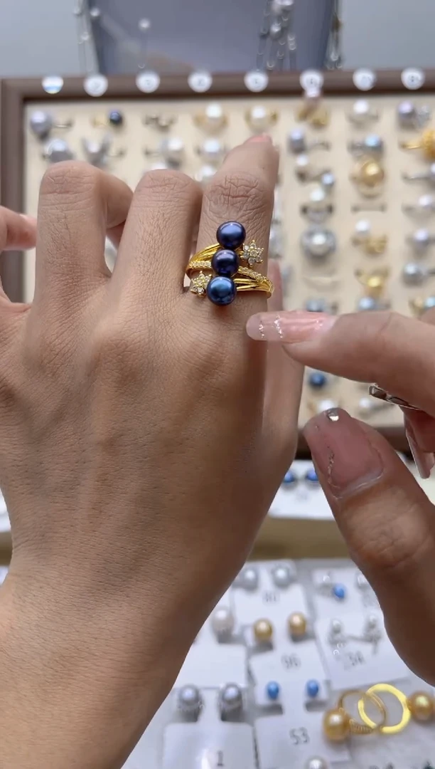 【闪购商品】淡水珍珠戒指合金80