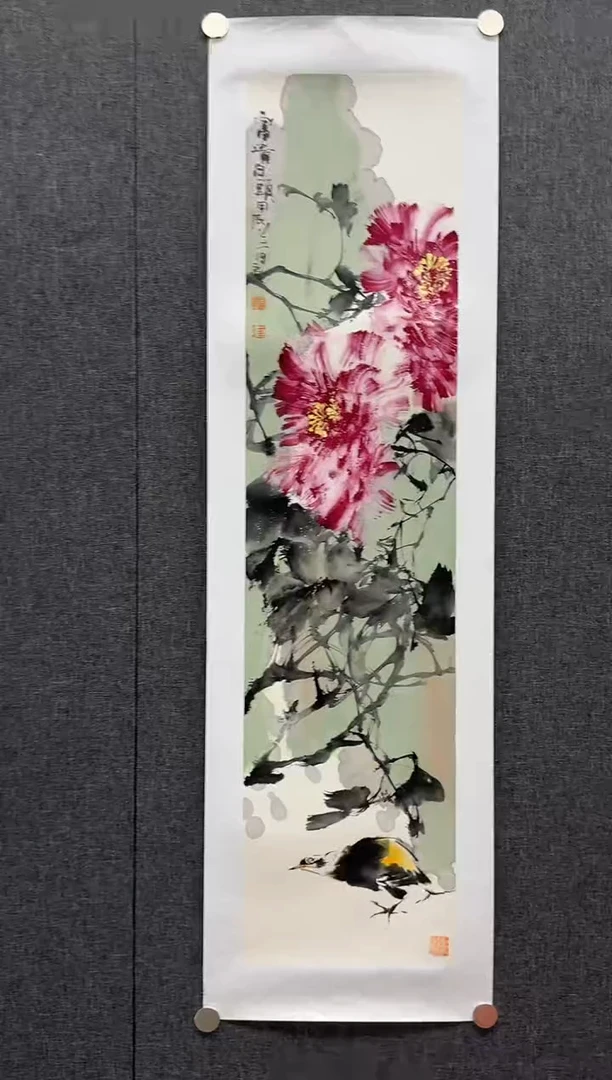 国画炳山艺术--付建老师作品