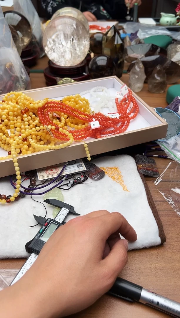 【闪购商品】水晶颈饰未镶嵌桶珠06