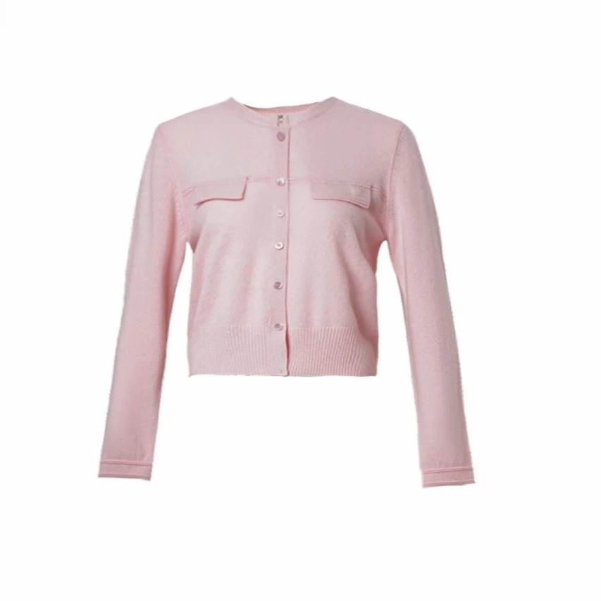 【G4471386】针织秋季花边针织开衫针织衫毛针织衫小香风女