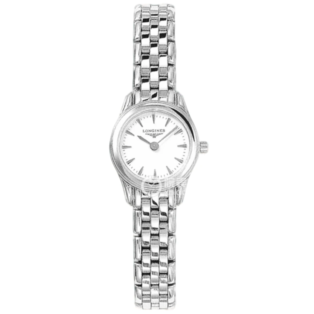 99新 Longines/浪琴 单表/军旗女表22MM石英机芯/经典白盘