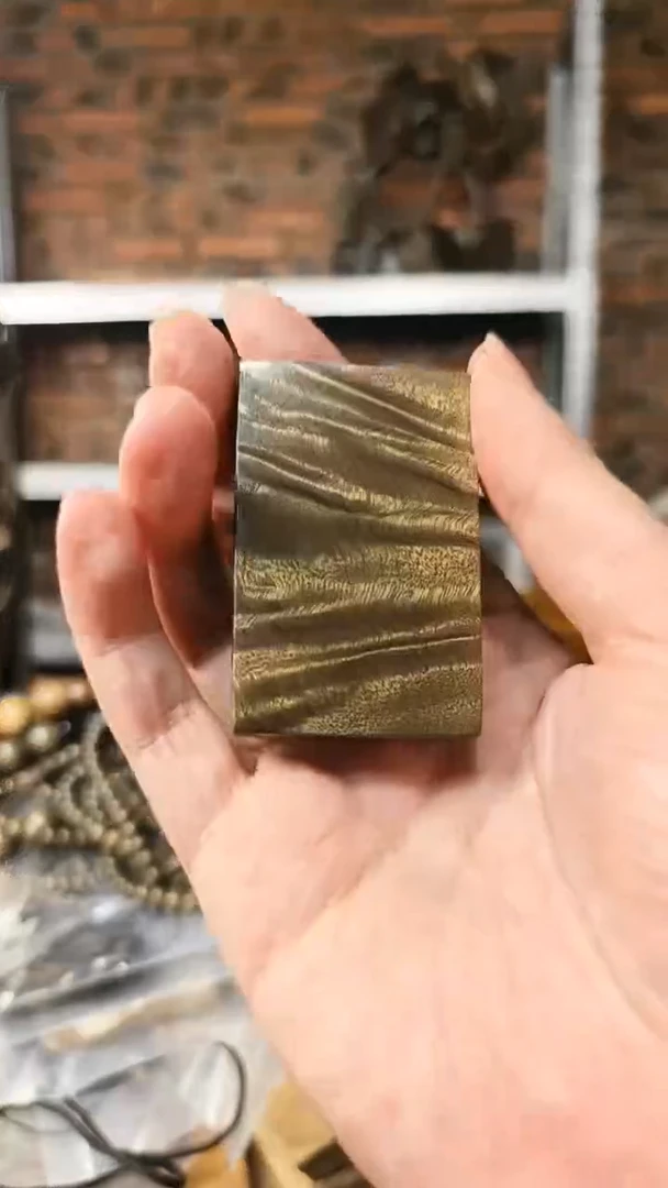 【闪购商品】楠木（金丝楠）把件无事牌