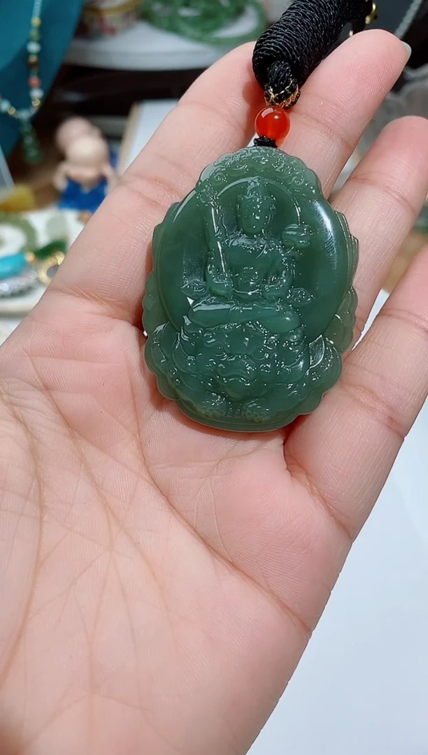 和田玉（碧玉）未镶嵌毛衣链350一个蓉姐的