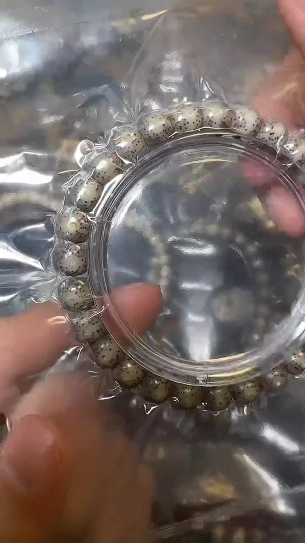 星月菩提手串8奶奶灰单圈