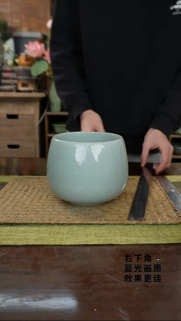 陶瓷恐龙蛋茶渣缸B-12次品