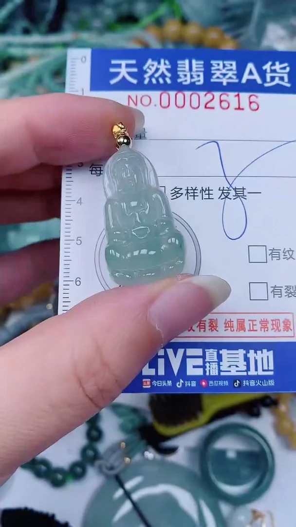 翡翠未镶嵌颈饰00002616