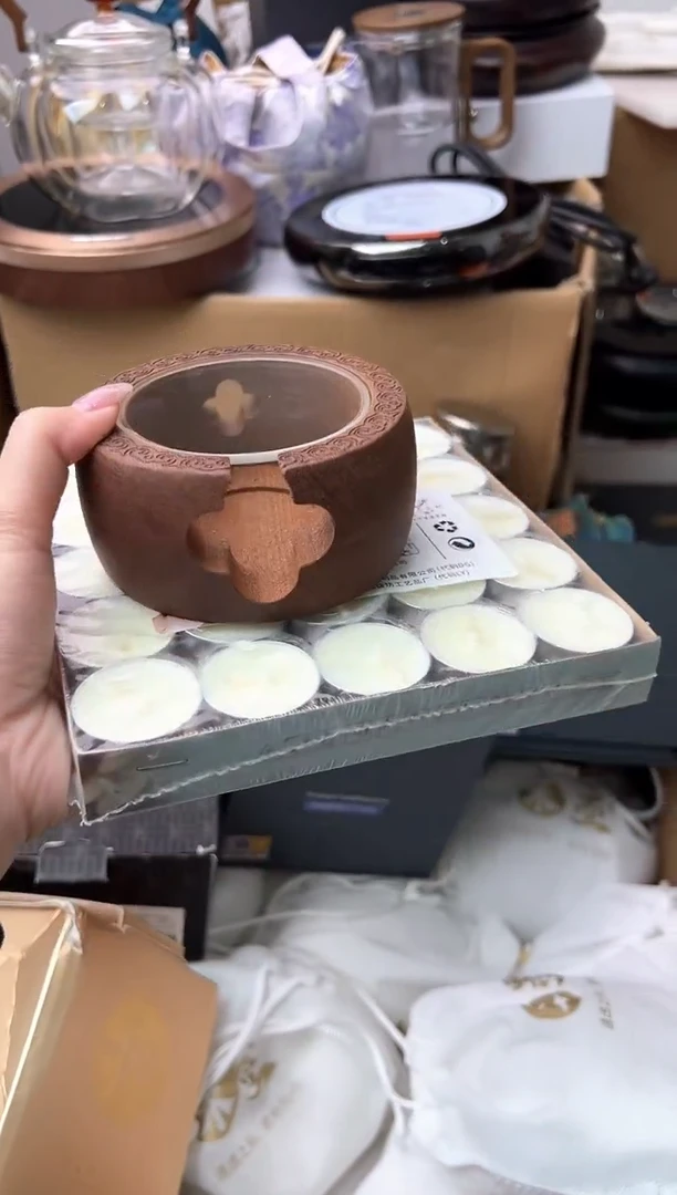禾墨温茶器送50个茶蜡