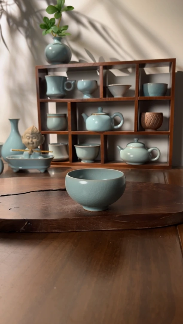 【闪购商品】杯清凉寺李布托仿古釉色禅定杯