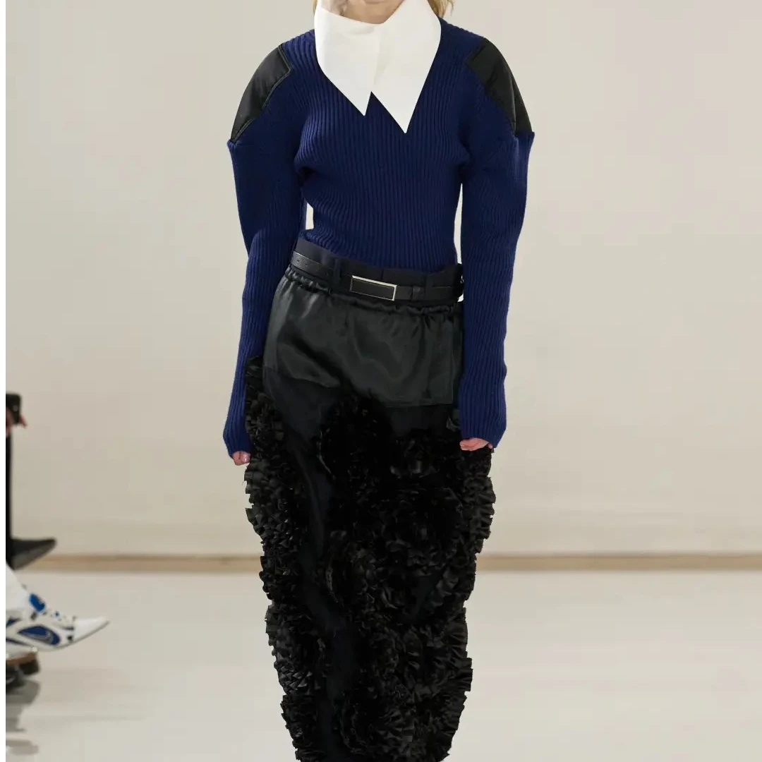 新款春秋时尚宽松休闲套头外套8155