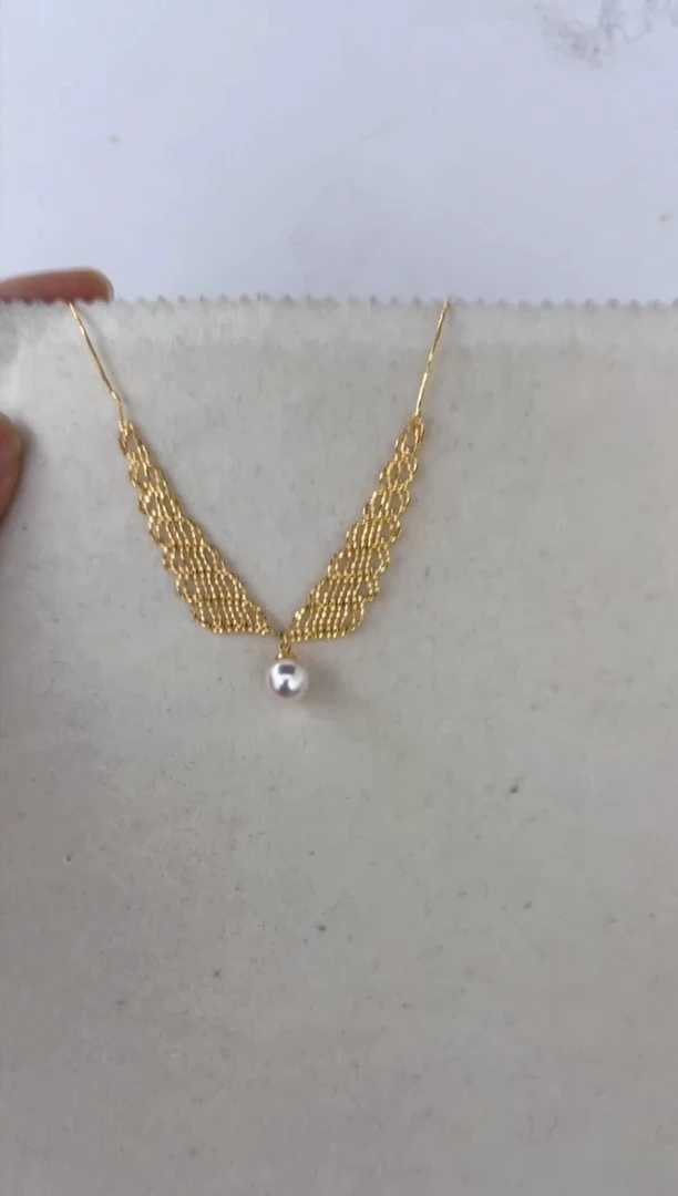 海水珍珠银S925镶嵌颈饰吊坠8-9