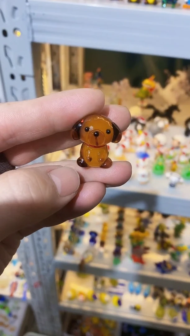 【闪购商品】琉璃手工艺品小狗