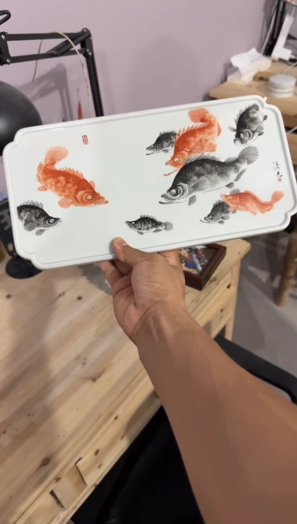 预售以笔为心，以瓷为纸。
