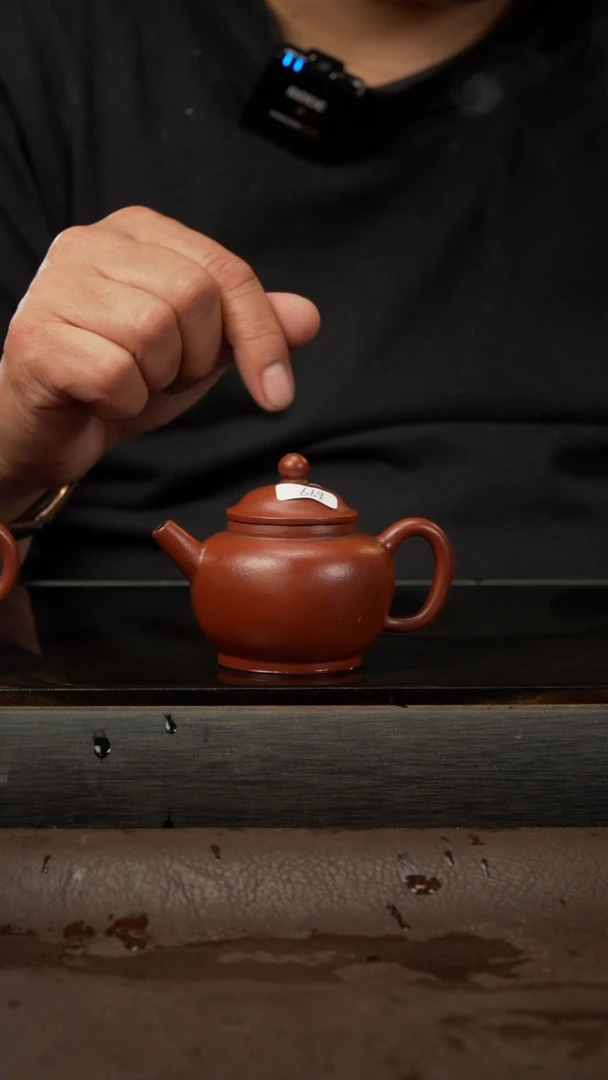 茶壶紫砂嘉**伯67 巨轮 赵庄朱泥 90cc