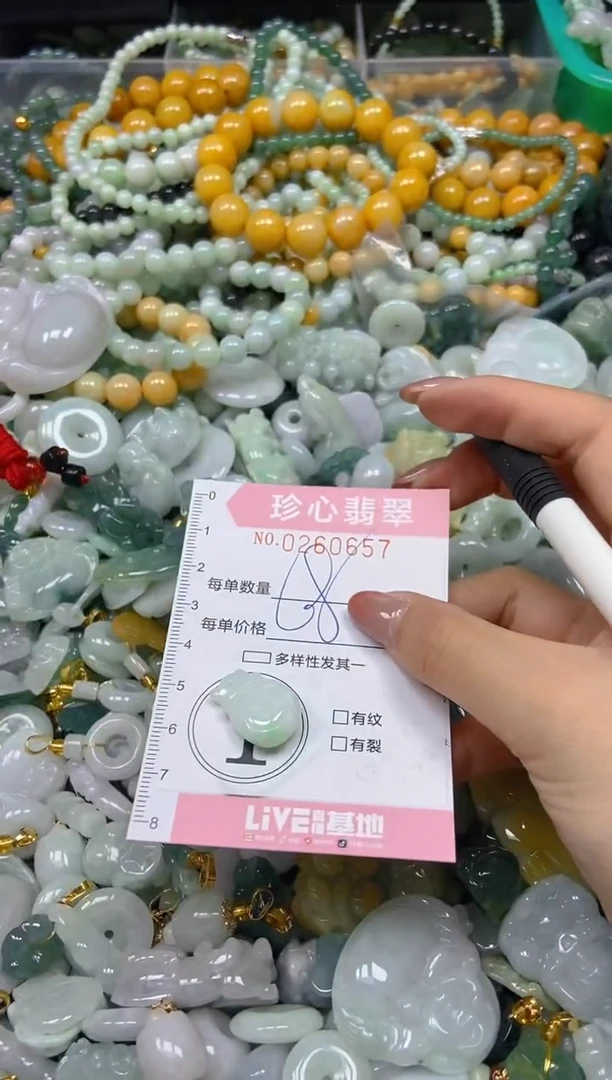 翡翠未镶嵌颈饰闪购0260657