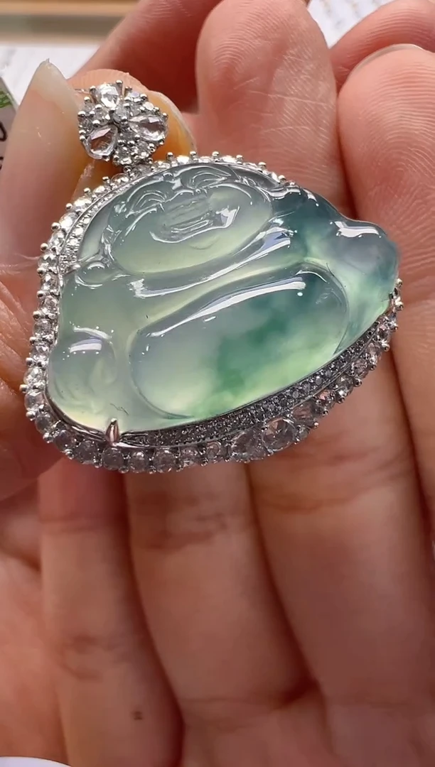 【闪购商品】翡翠吊坠(不含链)18K金镶嵌多样性团购发一件