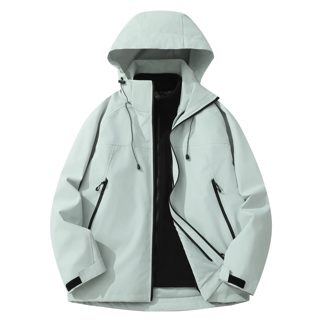 【鸟家同款】保暖三合一冲锋衣男女外套冬季防风防水户外登山服