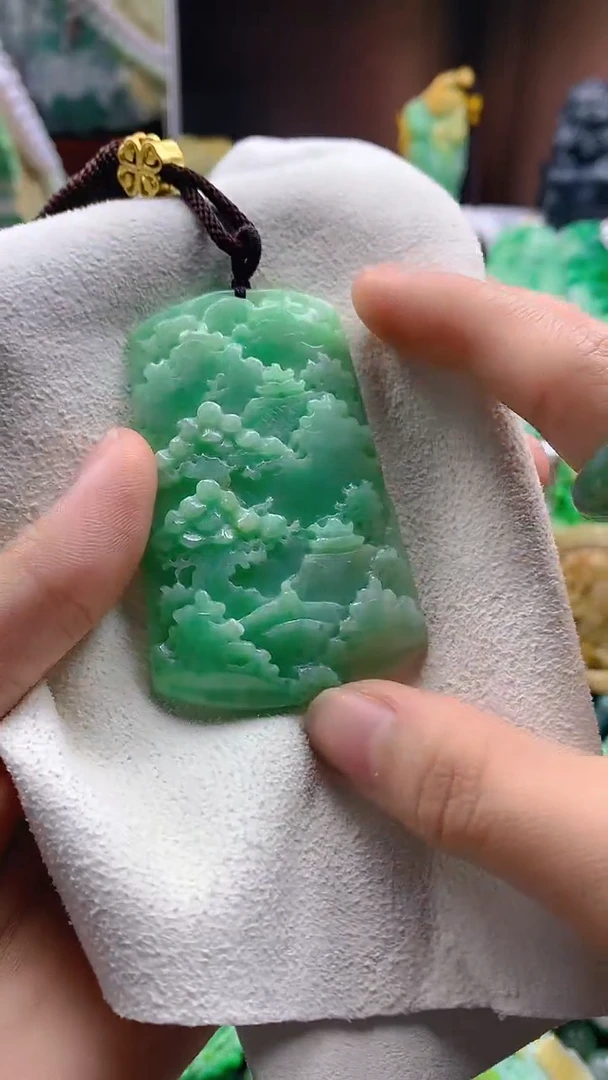 颈饰未镶嵌翡翠天然缅甸a货翡翠