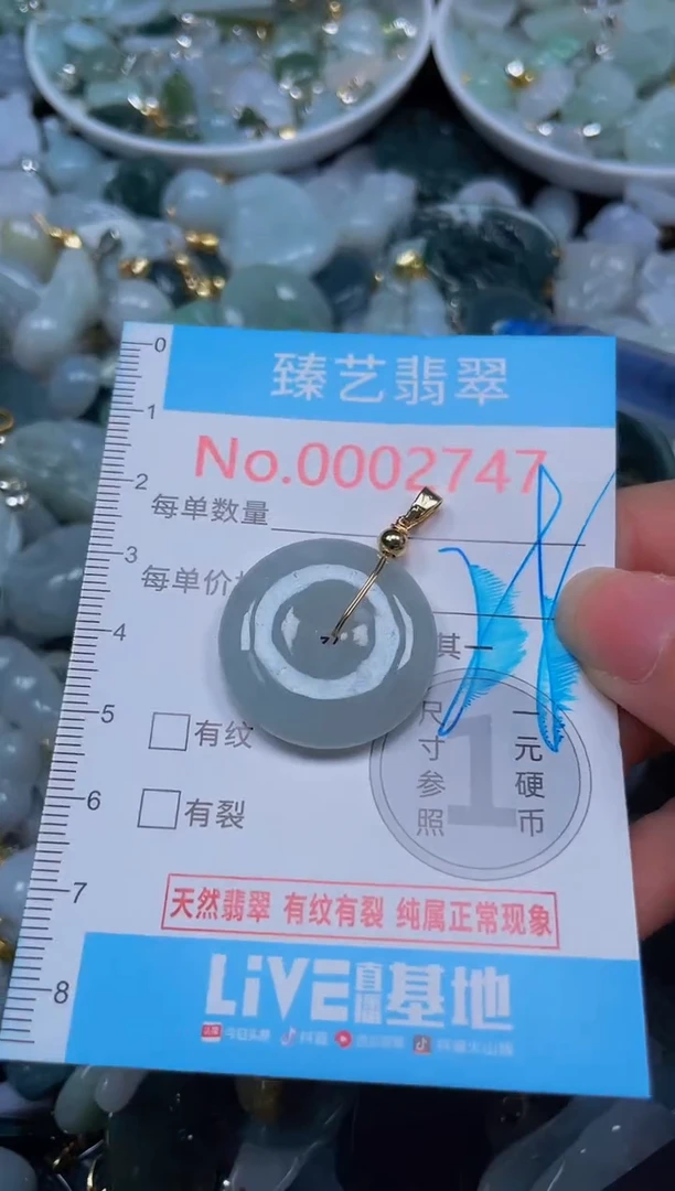 吊坠(不含链)未镶嵌翡翠2747