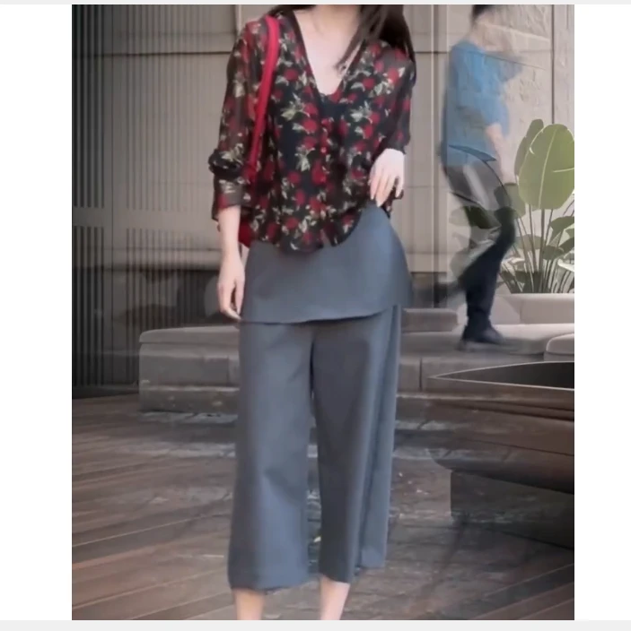 2025夏季新款网红同款洋气减龄韩版爆款打底衫裤子爆款甜-it