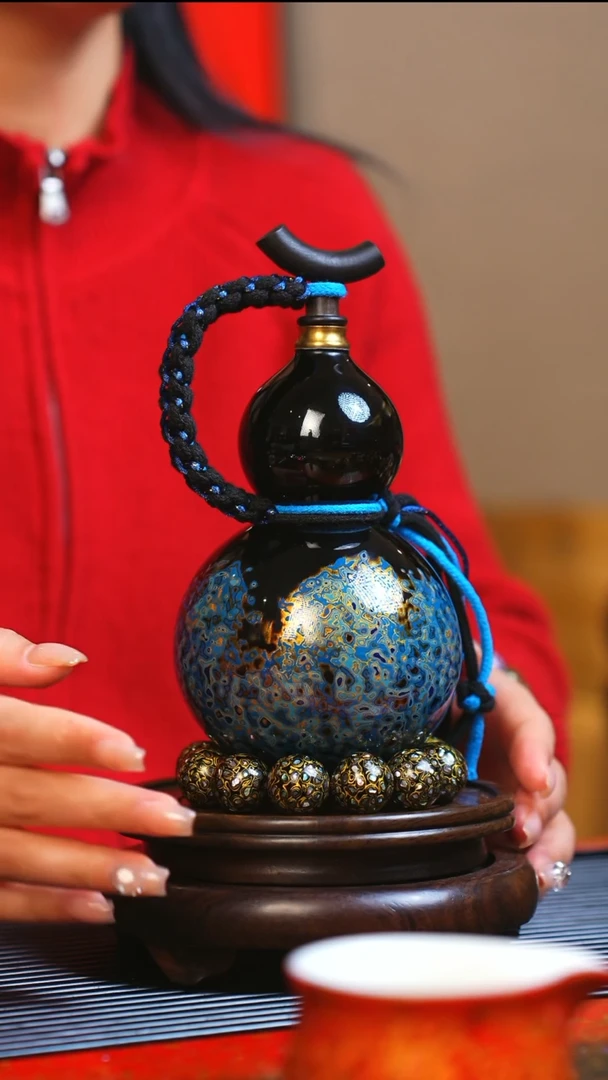 【闪购商品】JQ156大师姐臻选非遗大漆酒葫芦
